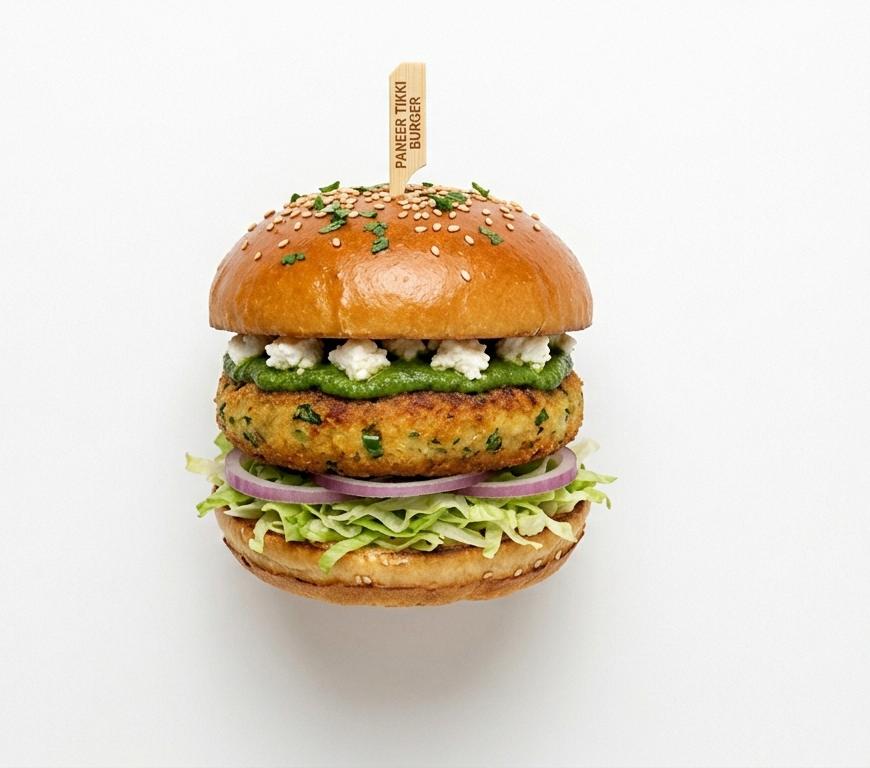Paneer Tikki Burger